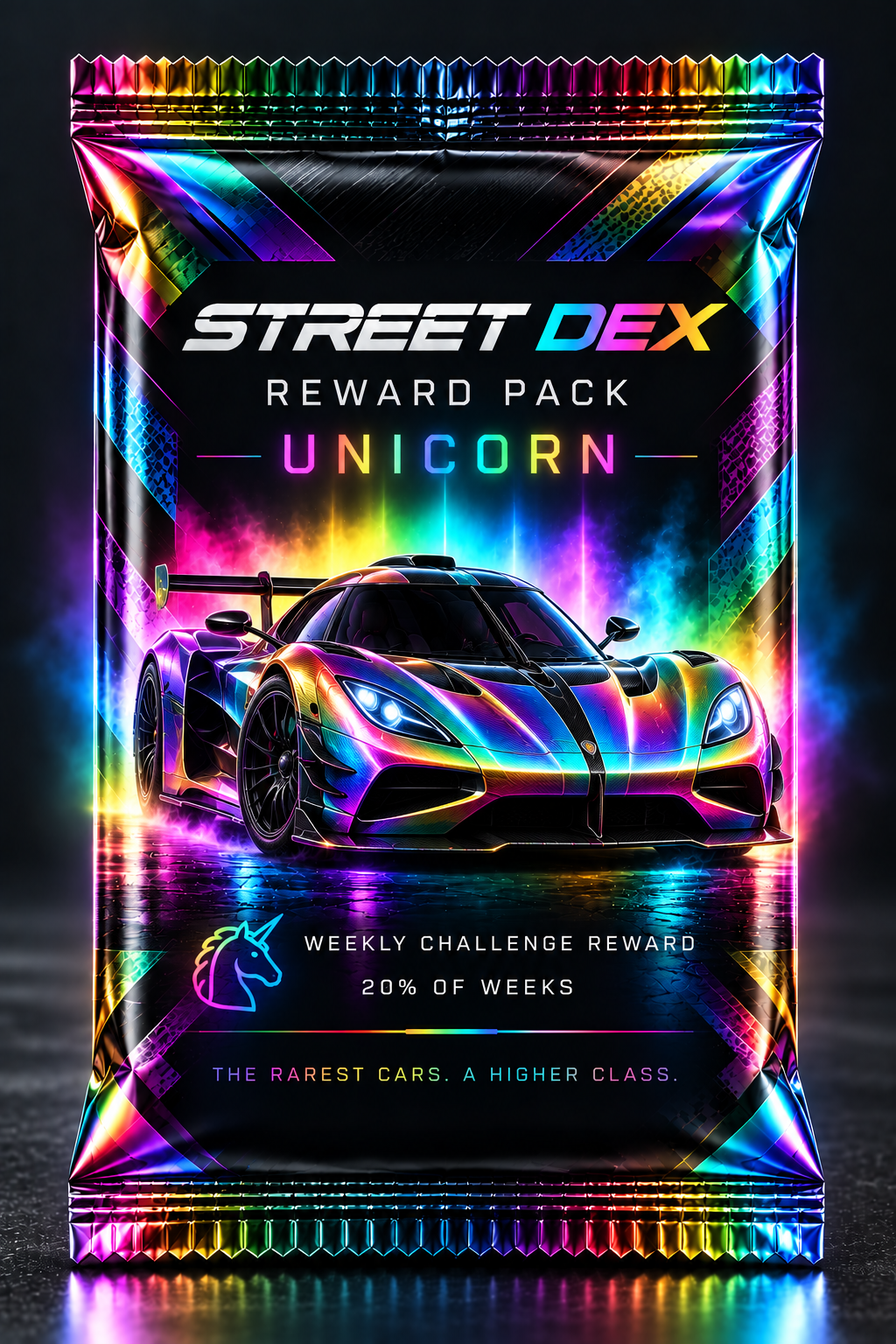 Unicorn Reward Pack — official Street Dex pack artwork